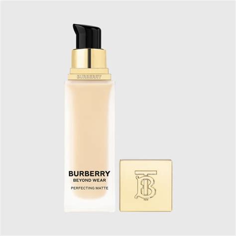 burberry matte glow fluid foundation 30ml|Beyond Wear Perfecting Matte Foundation – 30 Light Warm.